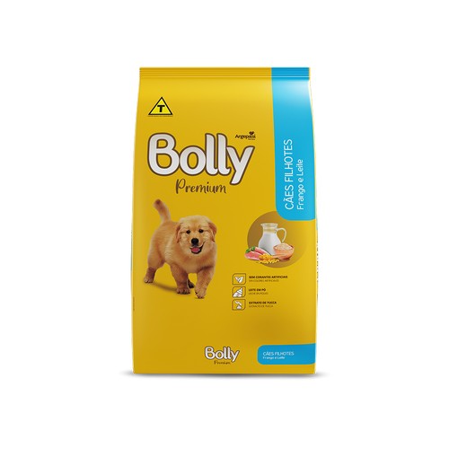 BOLLY PREM CAES FILHOTES FGO/LEITE 1KG