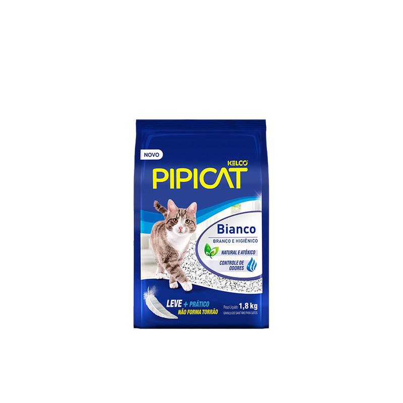 Areia Higiênica Pipicat Bianco | Fardo com 6x1,8kg