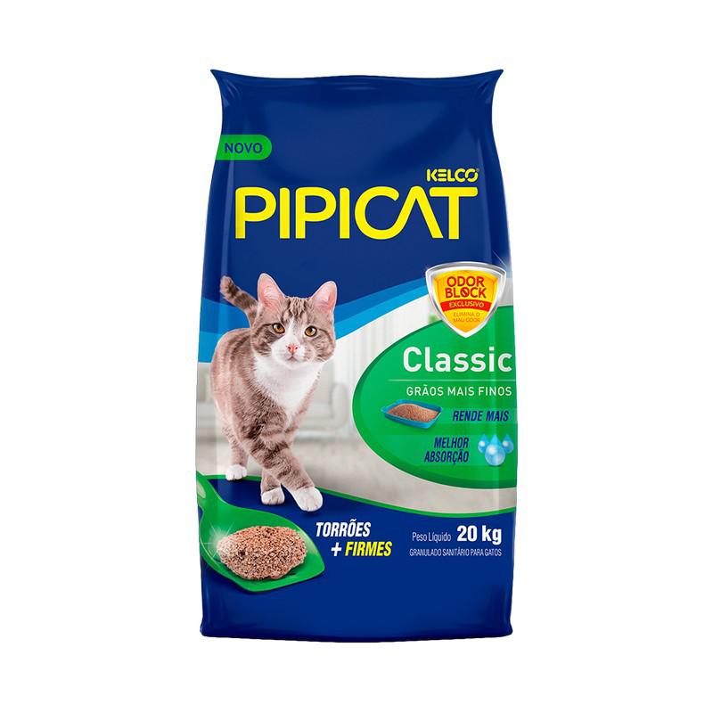 Areia Higiênica Pipicat Classic | Saco com 20kg