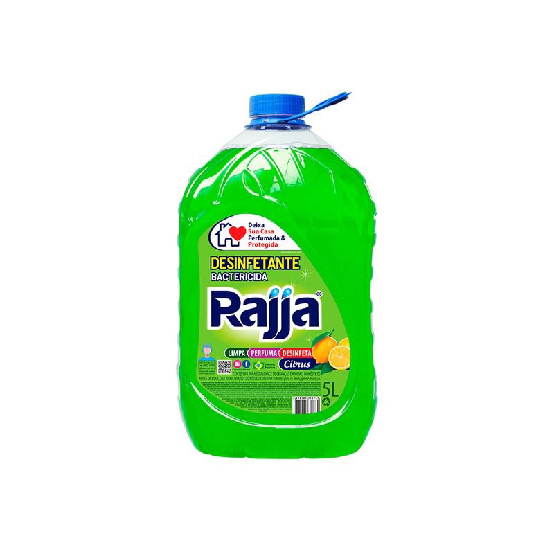 Desinfetante Bactericida Rajja Citrus | Galão com 5L