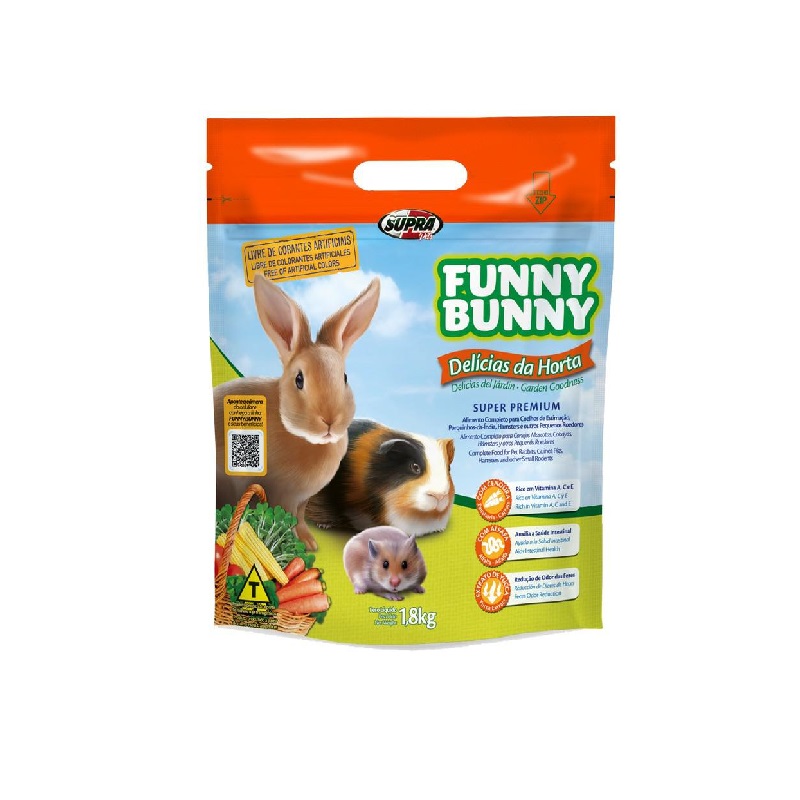 Funny Bunny - Delícia da Horta | Caixa com 4x1,8kg