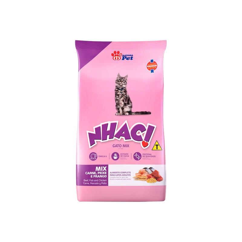 NHAC! Gato Mix Carne/Peixe/Frango | Saco de 25kg