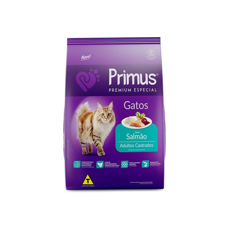 Primus Gatos Adultos Castrados Salmão Saco de 10,1kg