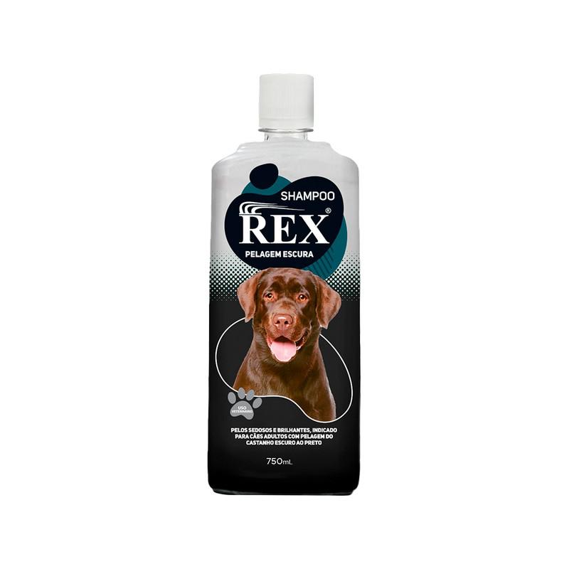 Shampoo Rex Pelagem Escura | Caixa com 12x500ml