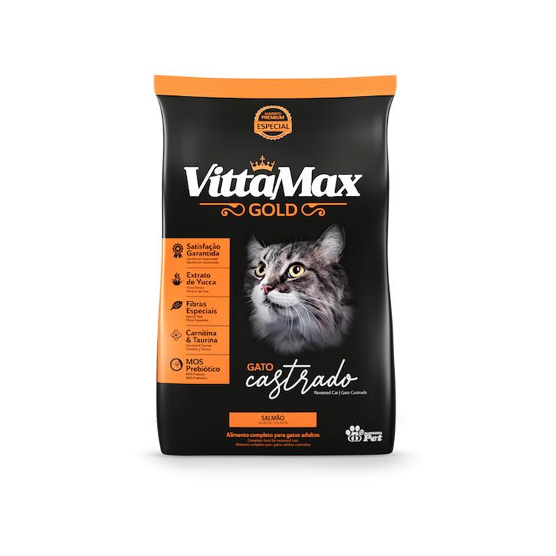 VittaMax Gold Gato Castrado Salmão | Saco com 10,1kg