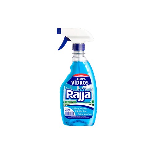 LIMPA VIDROS RAJJA C/ GAT 12X500ML